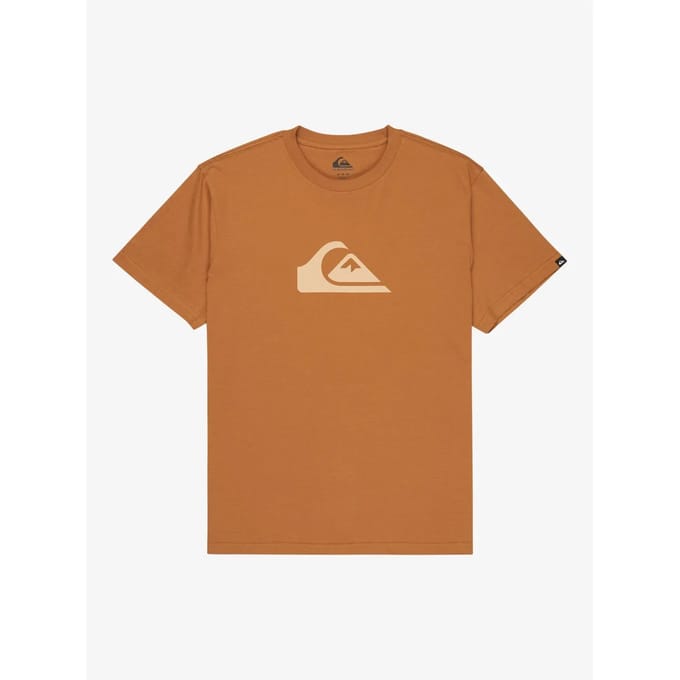 Quiksilver Evo Comp Logo T-shirt Met Korte Mouwen Bruin S Man