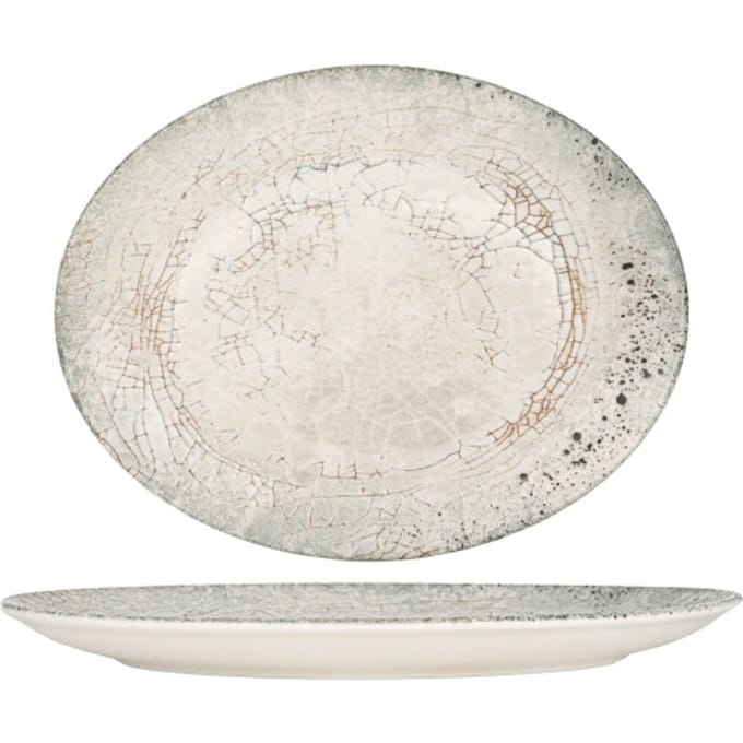 Rinart Serveerschaal - Sedir - Porselein - 36 cm - set van 2