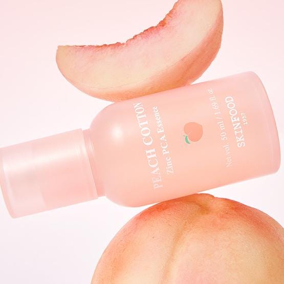 [SKINFOOD] Peach Cotton Zinc PCA Essence 50ml white