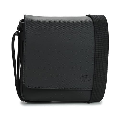 LACOSTE Schoudertas Men's Classic Flap Crossover Bag Noir Zwart
