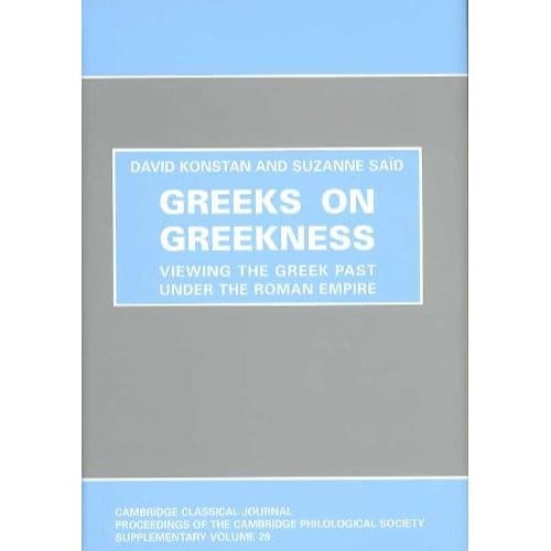 Greeks On Greekness - Konstan, David