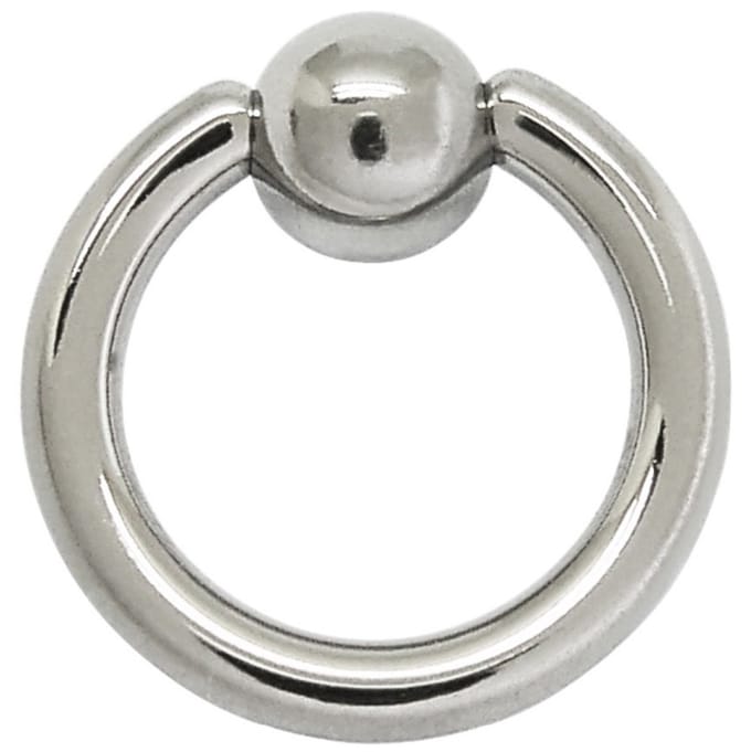 Piercing ball closure ring 5x19x8 - zilver - LMPiercings