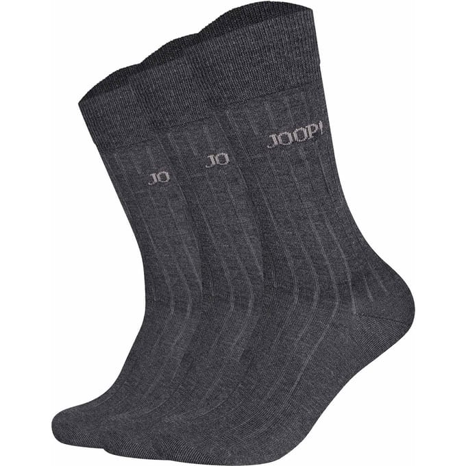 JOOP! Sokken Premium Essential Mercerised Socks 3P Set van 3