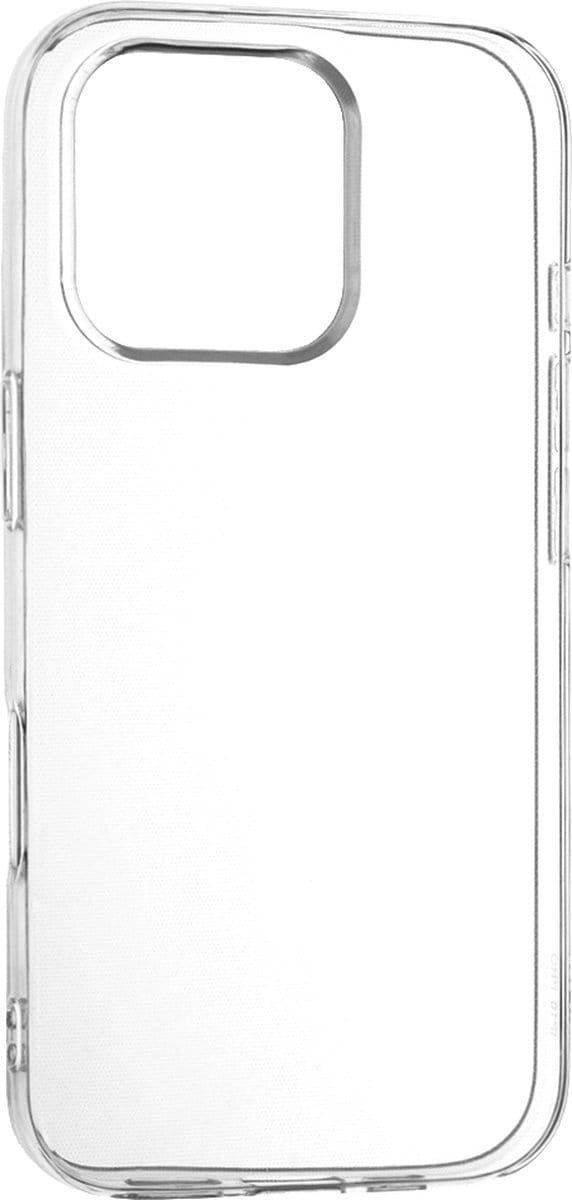 Hoesje geschikt voor Apple iPhone 16 Pro - Techsuit Clear Silicone Back Cover - Transparant