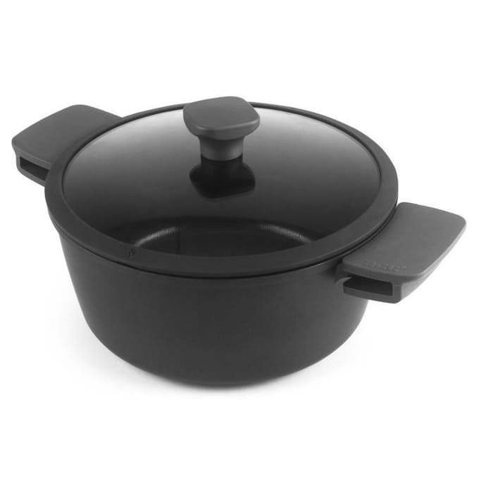 Faitout - IBILI - Neo - Antiadhésif - Aluminium Forgé - Couvercle en Verre 24 cm