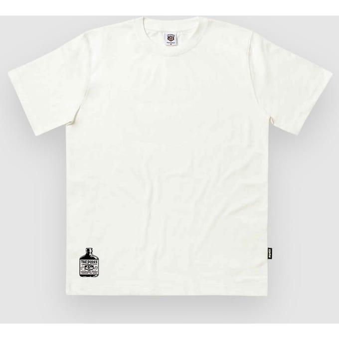 The Dudes Studio Label Classic Premium T-Shirt wit