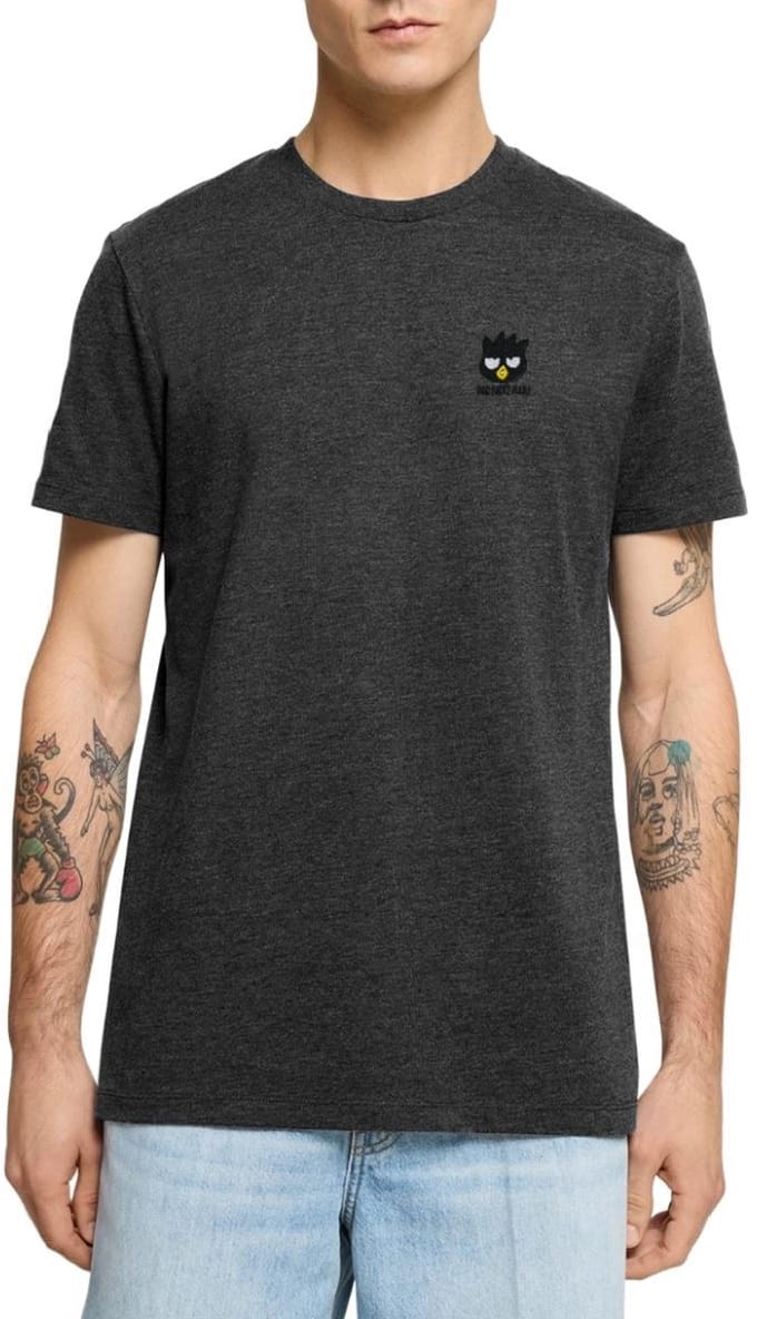 Bad Badtz-Maru Geborduurd Portret Premium T Shirt Heren