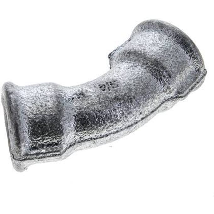 45° L-Koppeling Rp3/4'' Binnendraad Gietijzer 25bar [2 Stuks]