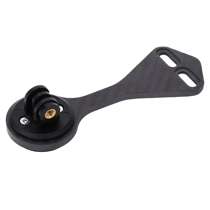 Fietscomputer Mount Houder Koolstofvezel Fietscomputer Verlengde Houder voor F12 F MOST Racefietsen black