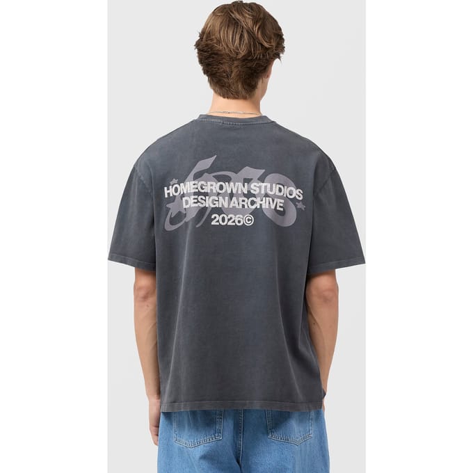 Home Grown Studios Design Archive T-Shirt, zwart