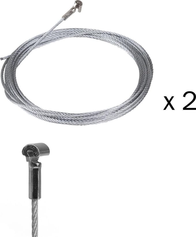 STAS cobra + staalkabel (set van 2 stuks) - 200cm