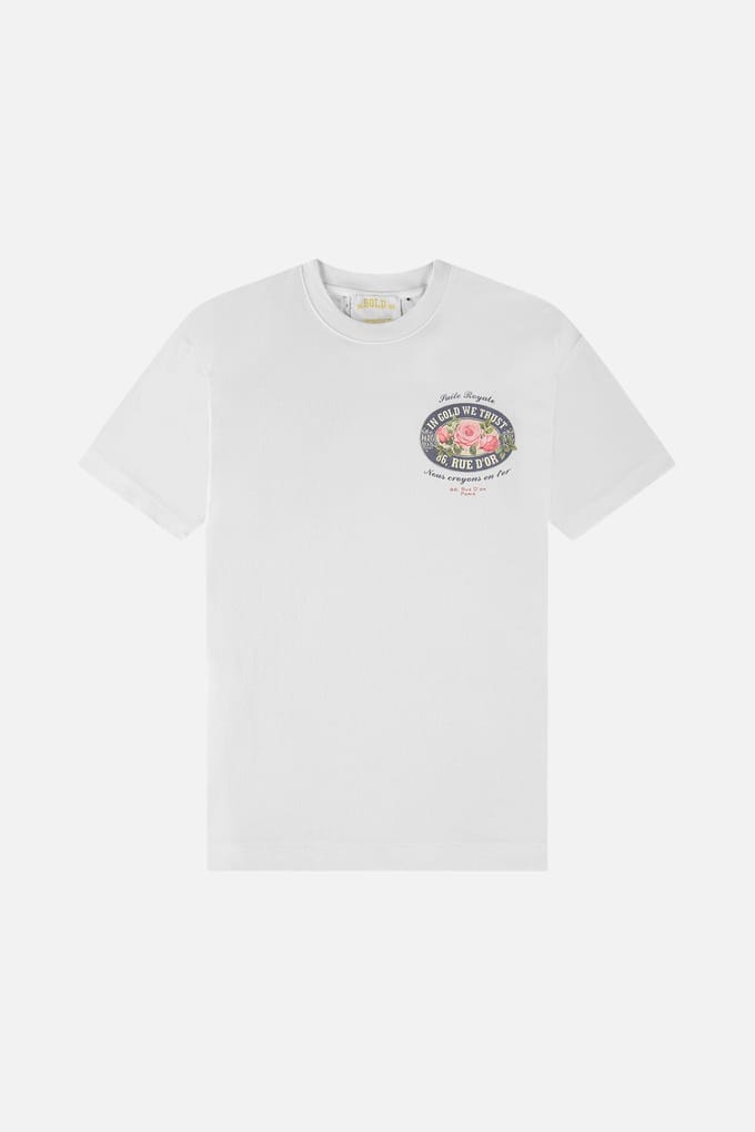 In Gold We Trust The Hotel Tee White Taglia: M | Maglie Sportivi Outlet | Unisex | Bianco