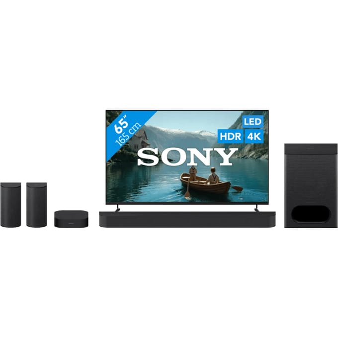 Sony Bravia 3 II Led 65" (2026) + Sony Bravia Theatre System 6 Zwart