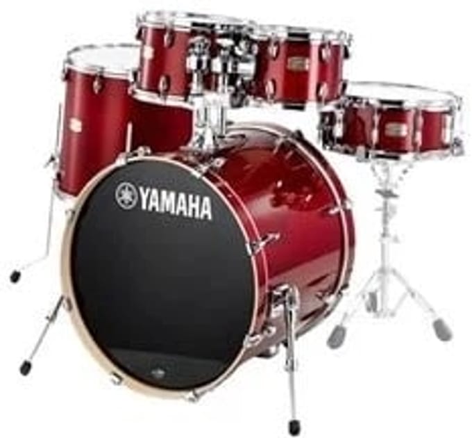 Yamaha Stage Custom Birch ShellSet, Stage, Cranberry rood #CR - Drum ketel set