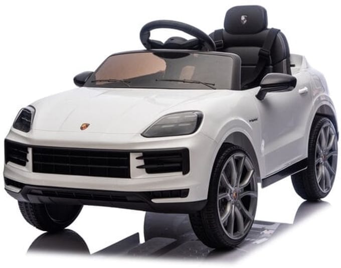 Porsche Cayenne 12V kinderauto Wit