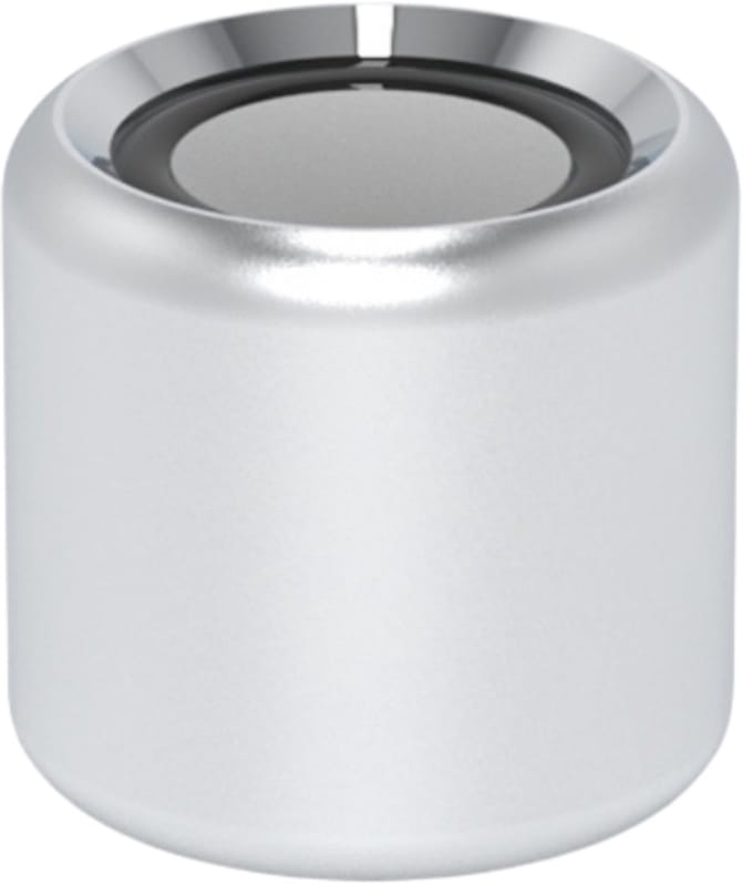 Mini Bluetooth Speaker met Deep Bass – Aluminium Behuizing – TWS Pairing – Compact & Draagbaar - M6 - Zilver