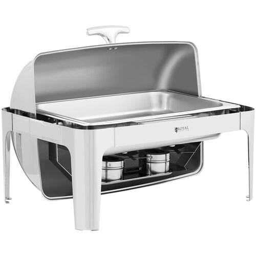 Chafing dish - GN 1/1 - Royal Catering - 8.5 L - 2 Brandstofcellen - roltop RCCD-RT4_9L
