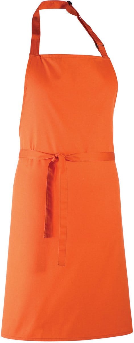 Keukenschort PR150 ORANJE in 33 verschillende kleuren