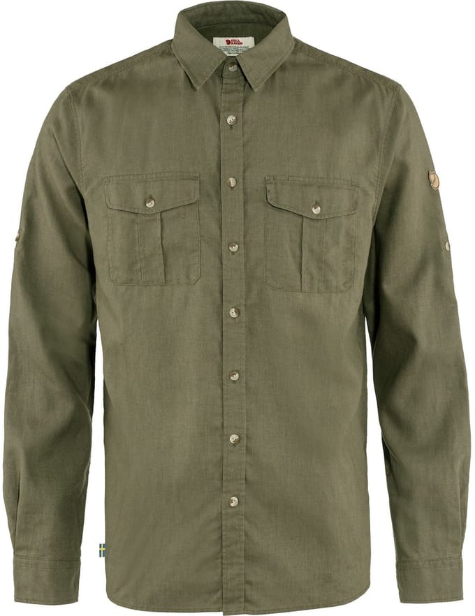 FJALLRAVEN Övik travel shirt LS 620 green S