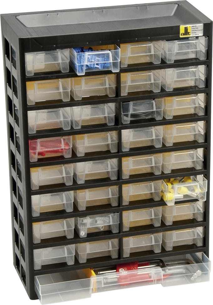 Allit Opslagsysteem VarioPlus Ladenkast Basic 54-delig