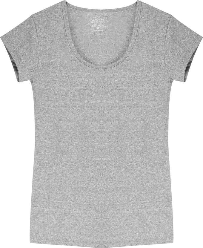 Claesen's® - T-Shirt Cotton/LycraN 8015-Grey Melee-XL