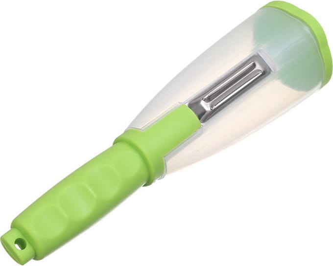 Dunschiller met opvangbak - dunschiller aardappel - Groen
