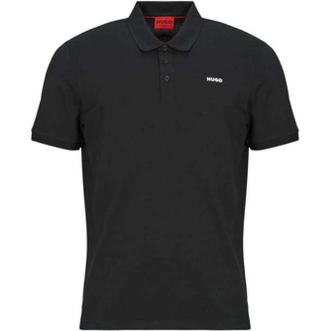 Poloshirt met labelprint, model 'Donos'