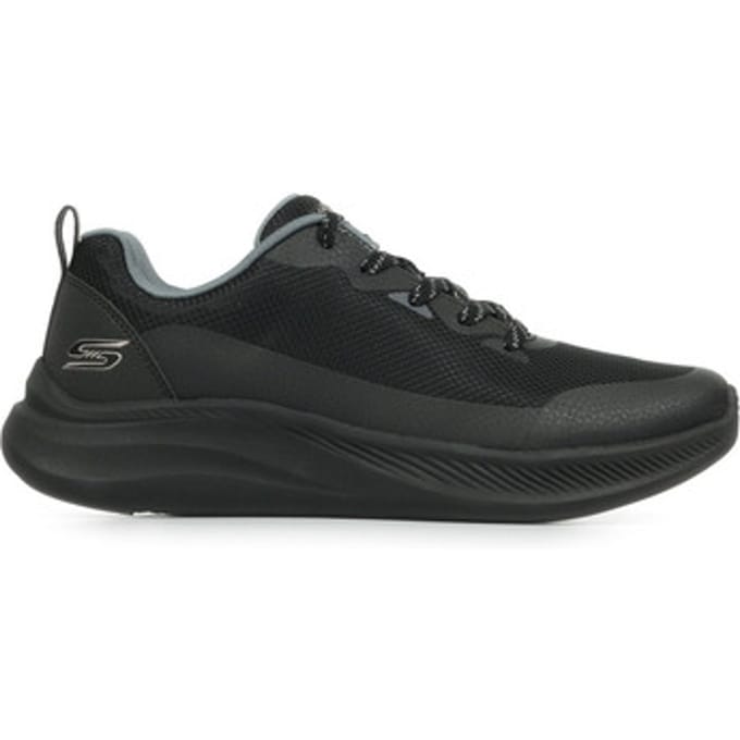 Skechers Bobs Moda Flex Textiel Dames Zwarte Sneakers