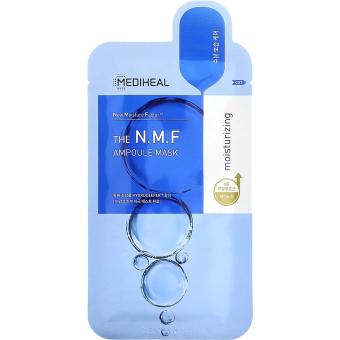 MEDIHEAL, The NMF Ampoule Beauty Mask, 1 vel, 27 ml (0,91 fl oz) white