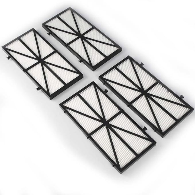 set van 4 patronen 50 micron voor dolfijnrobot - dolphin - 9991425-assy
