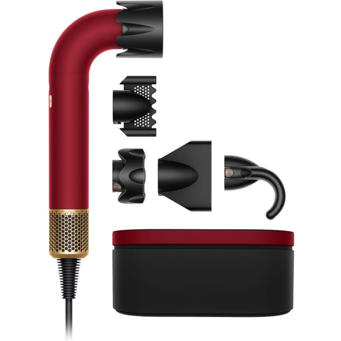 Dyson Sèche-cheveux Supersonic r™ - cheveux bouclés à frisés (Velours rouge/Or)