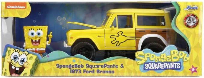 JADA TOYS Sponge BOB 1973 Ford Bronco Kant-en-klaar model Personenauto (model)