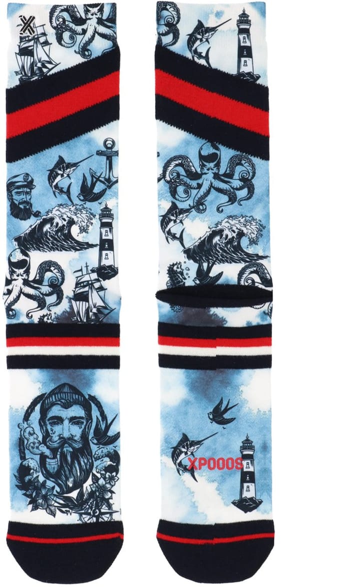 XPOOOS - Sailor Heren Sokken - 1-Pack - Maat 43-46