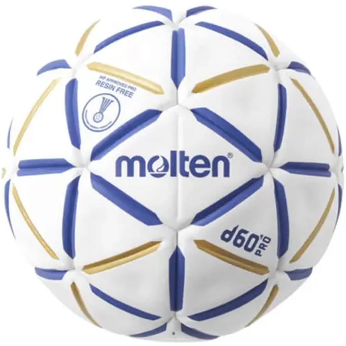 Molten d60 PRO - Top wedstrijdhandbal - harsloos - maat 2 (dames)