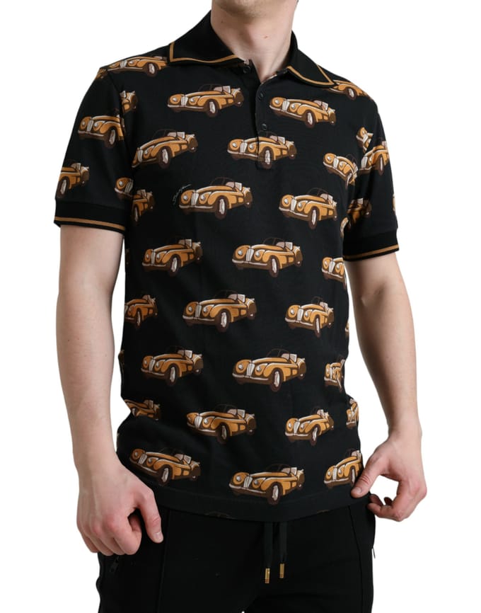 Klassieke Auto's Poloshirt Korte Mouwen