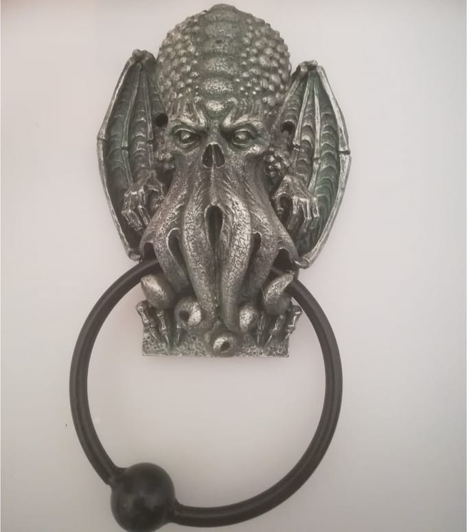 MadDeco - gietijzeren deurklopper -- call of cthulhu