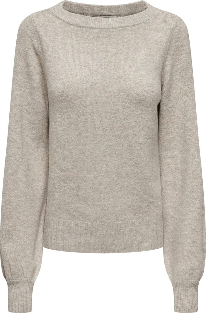 JDY - JDYRUE GLITTER L/S BOAT PULLOVE KNT Dames Trui