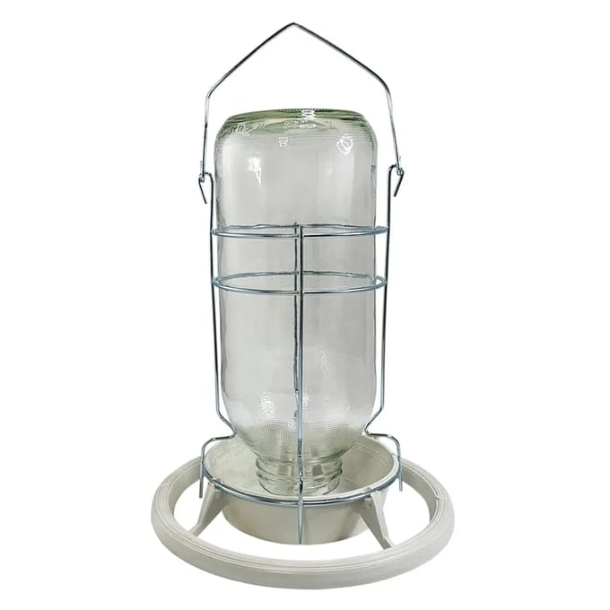 Vogelwaterdispenser met glazen inzet Nobby Pet Omnia