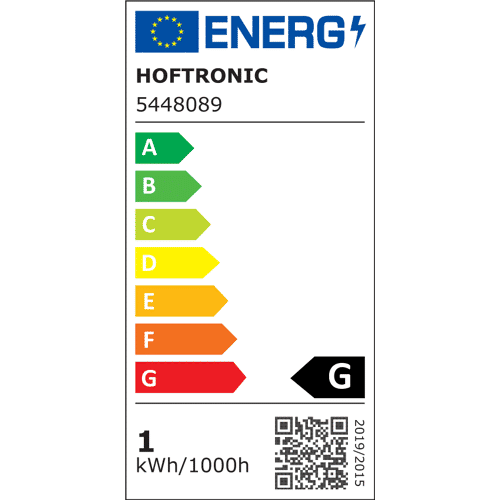 HOFTRONIC 15x E27 LED Filament lamp - 1 Watt - 2700K warm wit - S14 - voor 12V aansluiting - Plastic