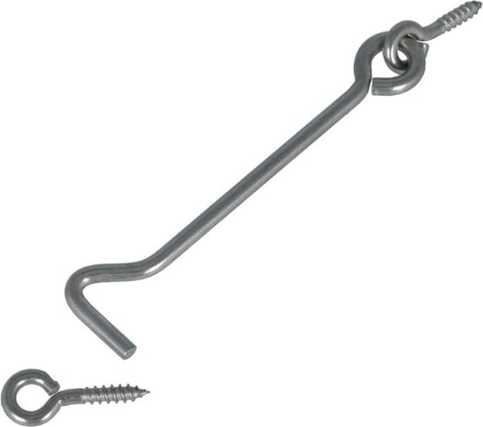 Windhaak 100 mm RVS