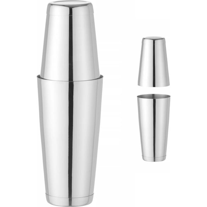 Bar Up Tin-on-Tin Serie - Cocktail Shaker - 2-delig - 800ml - RVS - Hermetisch