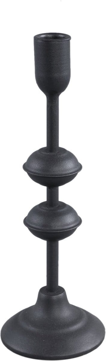 PTMD Ciba Kandelaar - 44 x 25 x 64 cm - Ijzer - Zwart