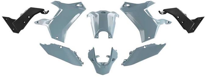 Rtech T7 Revolution Yamaha Tenere 700 (2019-2024) Kunststofkit Grijs