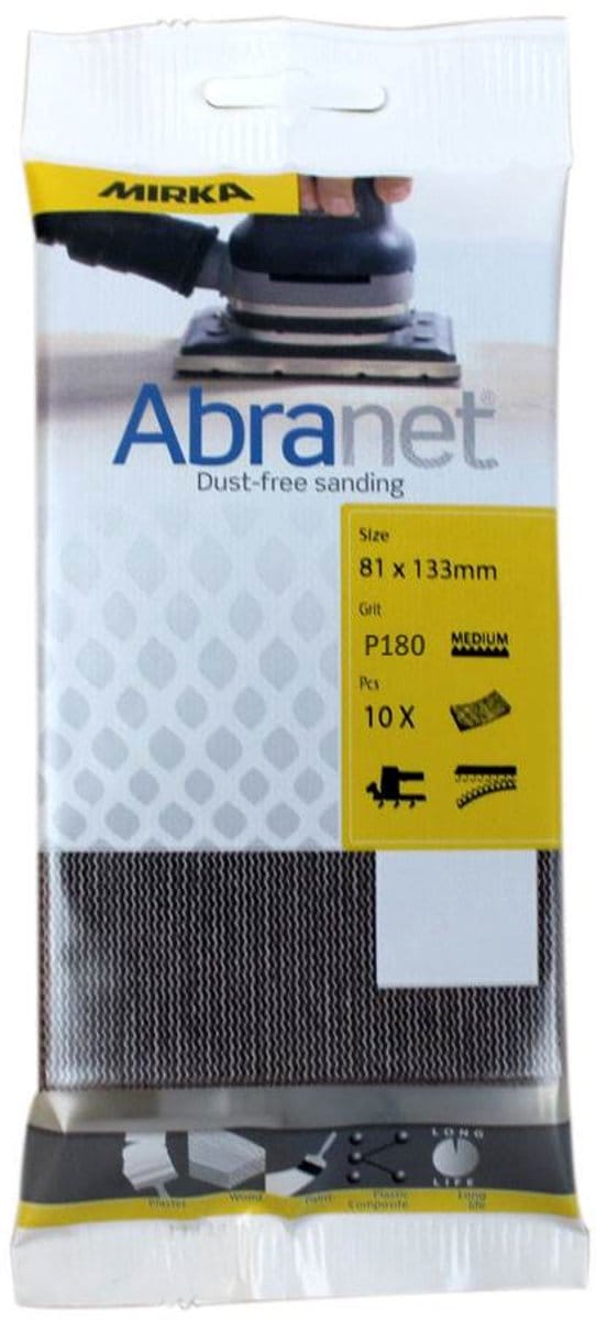 MIRKA Abranet ECO Schuurstroken 81x133mm *KLEINVERPAKKING* - P180