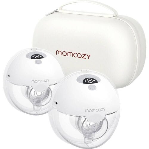 Momcozy M5 – Handsfree Borstkolf – 2 Stuks – Elektrisch – Stil & Compact – Met Borstschild Inserts