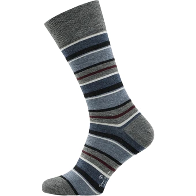 Carlo Lanza Intrecci Sokken Blauw 204-13