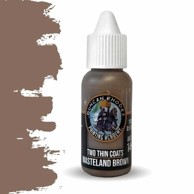 Two Thin Coats verfset Wasteland Brown voor miniaturen en knutselen.
