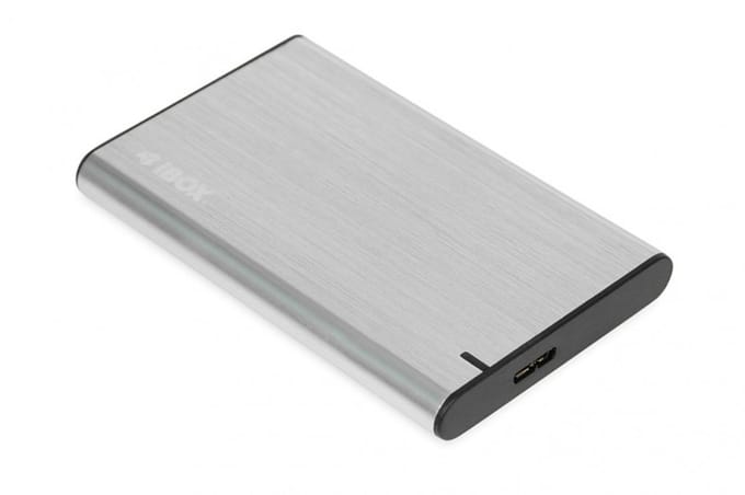 IBox Serie - Hardeschijfbehuizing - 2.5 inch - Grijs - USB 3.1