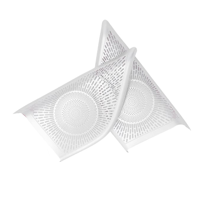 Paar Autodeur Speaker Cover Audio Luidspreker Trim Aluminiumlegering Vervanging voor Benz B Klasse W247 gray