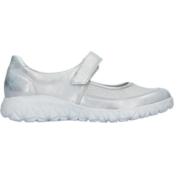 Waldläufer Havy - dames ballerina - Zilver - maat 35.5 (EU) 3 (UK)